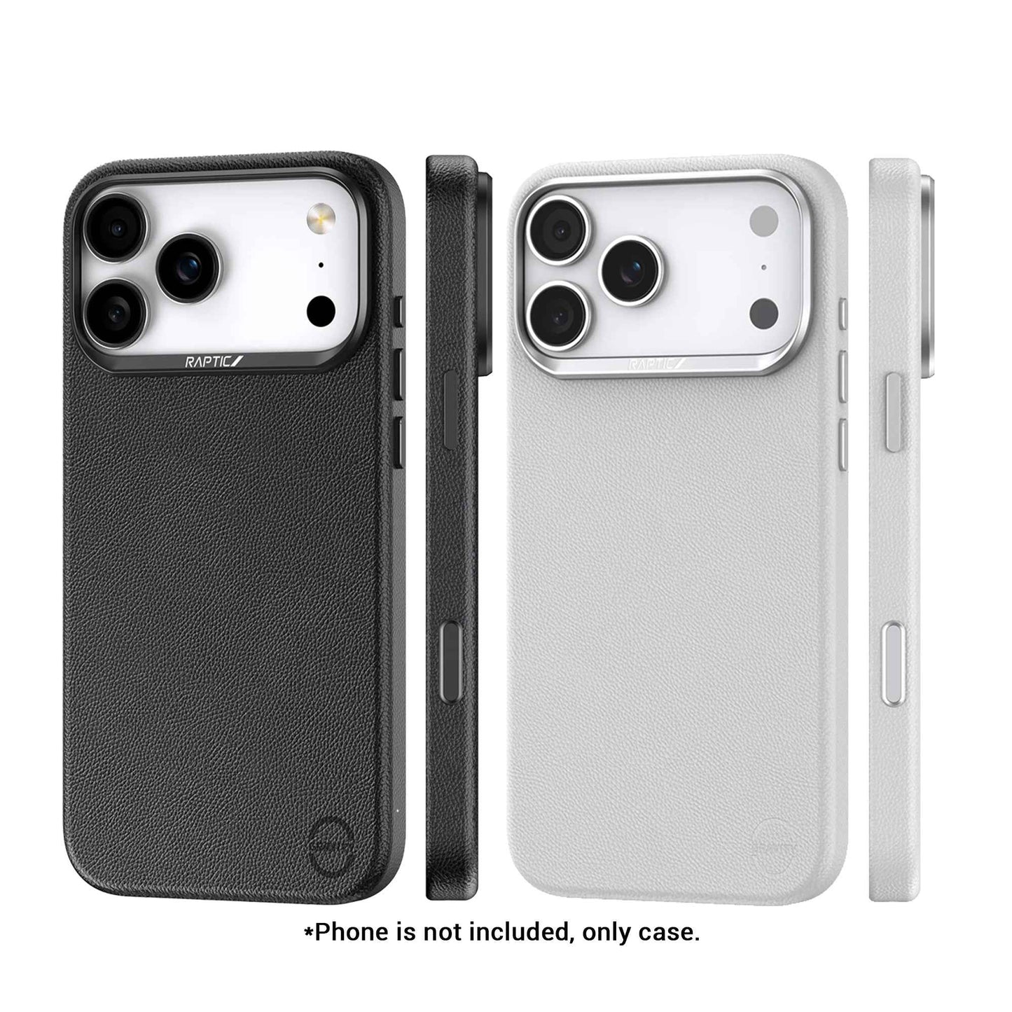 Raptic Urban Nano Magsafe for iPhone 17 Pro Max / 17 Pro - Vegan Faux Leather with Covered Camera Control Button