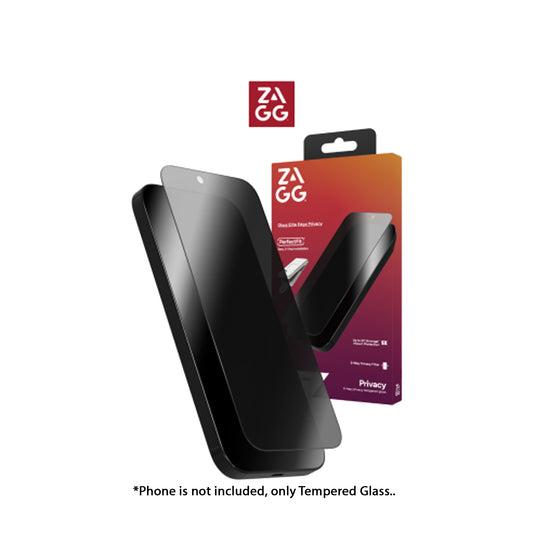 ZAGG Glass Elite Edge Privacy for iPhone 17 Pro Max / 17 Pro - 5X More Protective