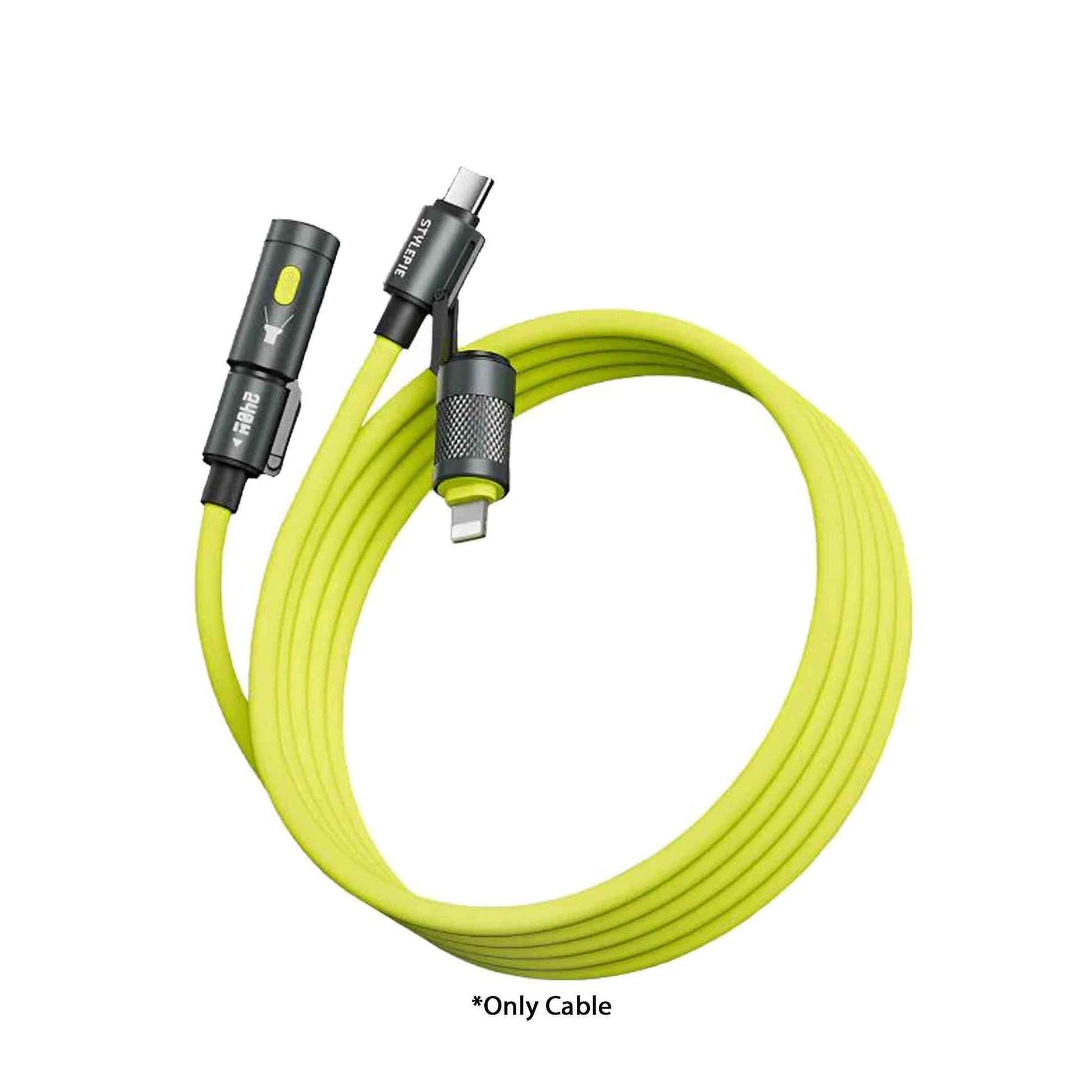 STYLEPIE C82-L 240W Fast Charging Cable Bright LED Lighting and Light Fire