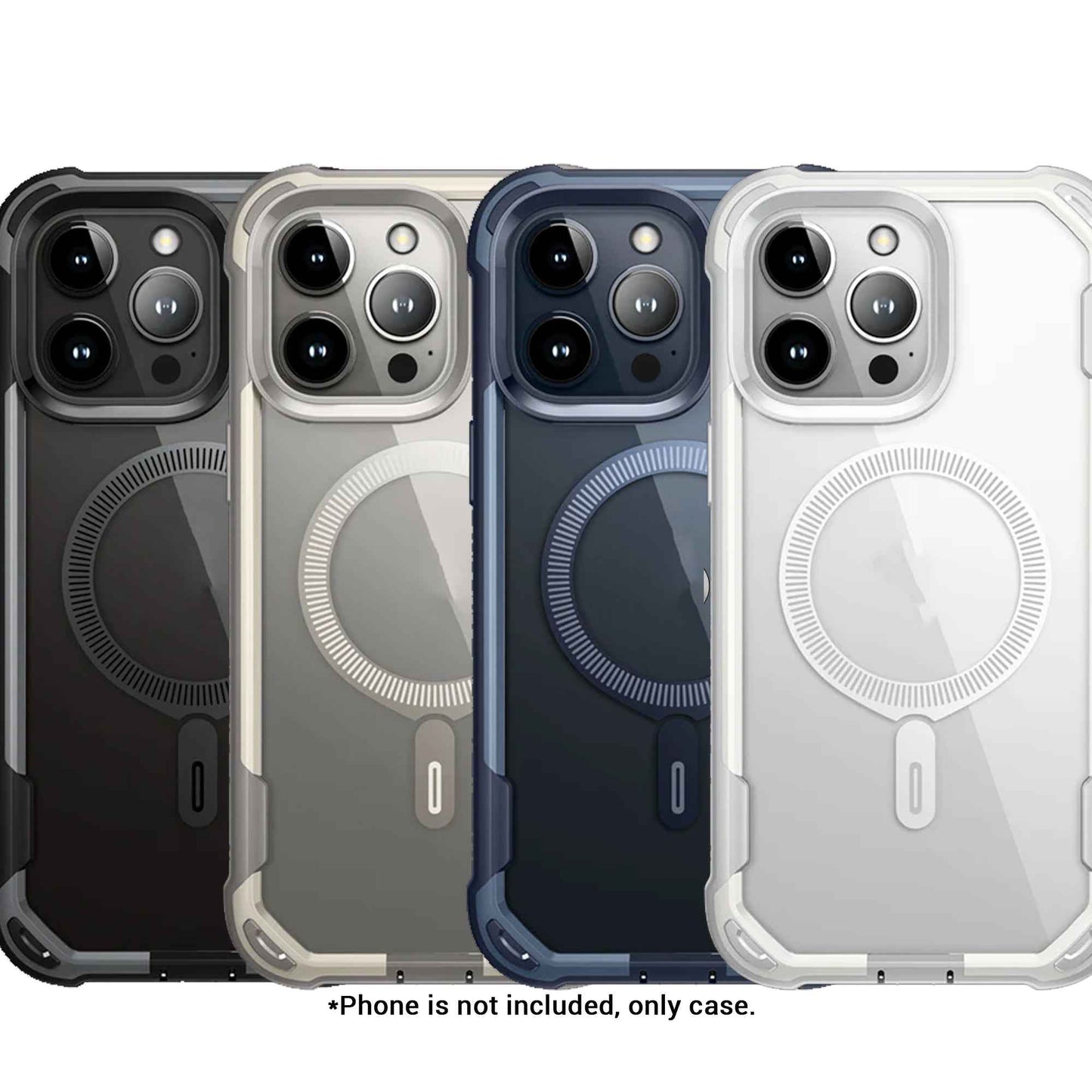 i-Blason Ares Mag Case for iPhone 15 Pro Max / 15 Pro with Built-in Screen Protector & MagSafe Compatible