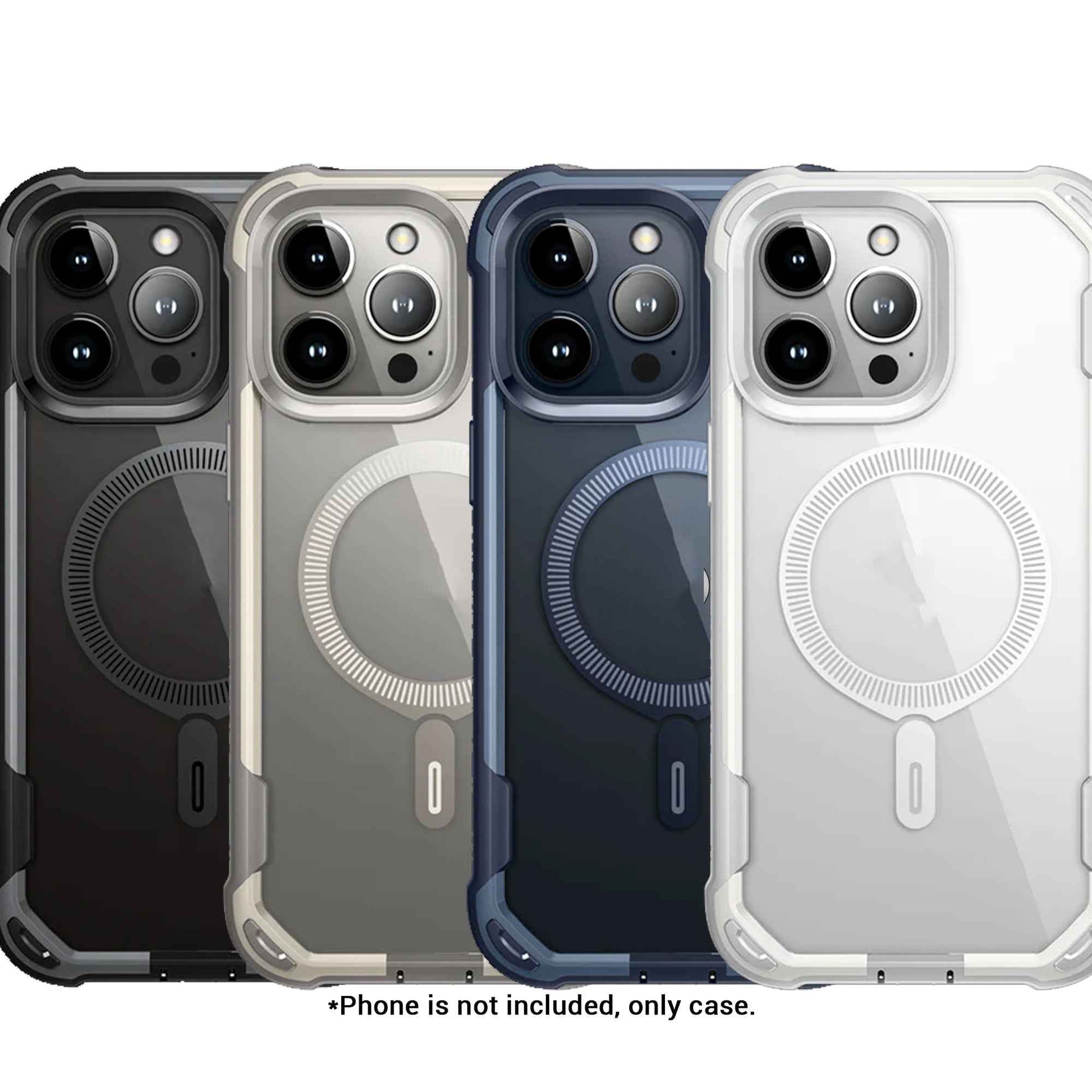 i-Blason Ares Mag Case for iPhone 15 Pro Max / 15 Pro with Built-in Screen Protector & MagSafe Compatible