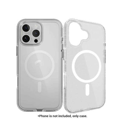 MAGEASY Bright M ( MagSafe ) Case for iPhone 16 Series - 16 Feet Drop Protection with Metal Button