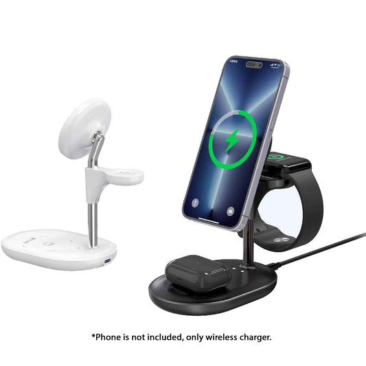 Mazer MagDesk 3-in-1 Magnetic Wireless Charger Stand 15W Ultra-Fast Charging