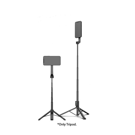 Mazer Foldafie Magnetic - Foldable Selfie Stick Tripod with Detachable Bluetooth Remote