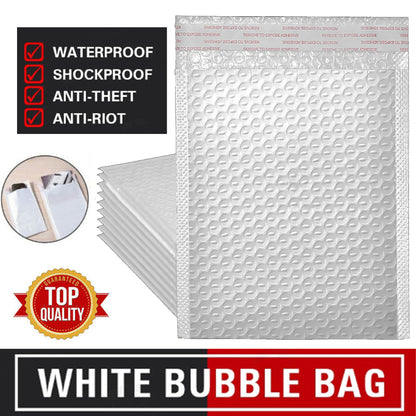 [MURAH PROMO 7 HARI] Bubble Envelope MURAH White Bubble Mailer Courier Bag Bubble Wrap Parcel Bag Envelope Parcel Plastic Flyer Postage Plastik - Forexengineer -Malaysia- 395789635625-395789695536-395789675527
