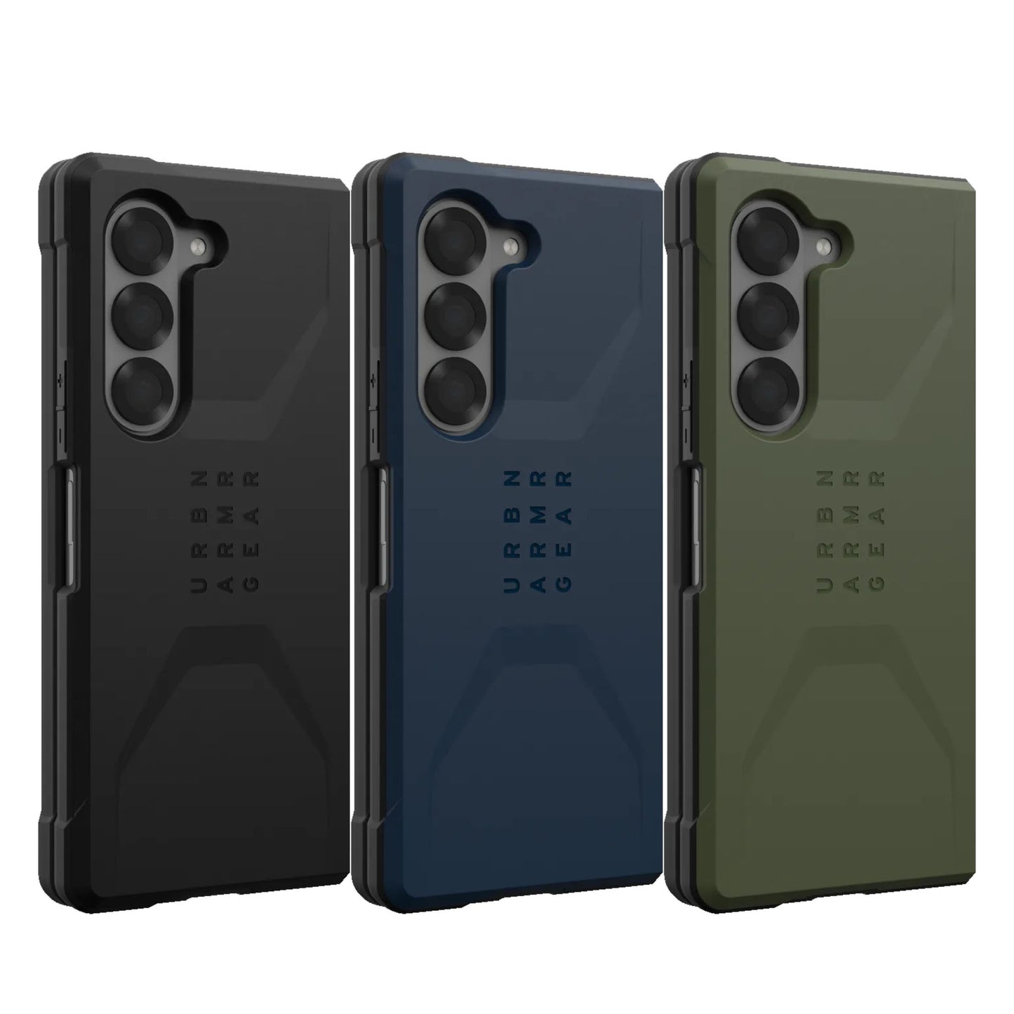 UAG Civilian for Samsung Galaxy Z Fold 6 - Covered Hinge and Qi Wireless Charger Compatible