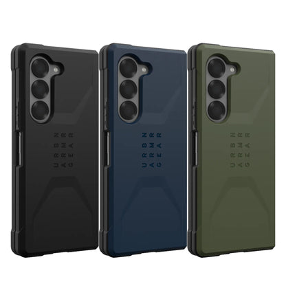 UAG Civilian for Samsung Galaxy Z Fold 6 - Covered Hinge and Qi Wireless Charger Compatible - Forexengineer -Malaysia- 840283913693-840283913709-840283913716