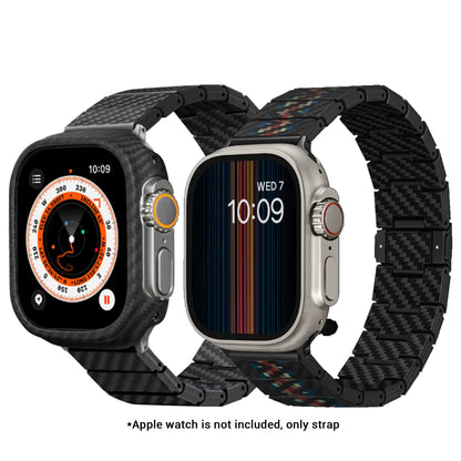 PITAKA Carbon Fiber Watch Band Modern Series for Apple Watch All Models - Forexengineer -Malaysia