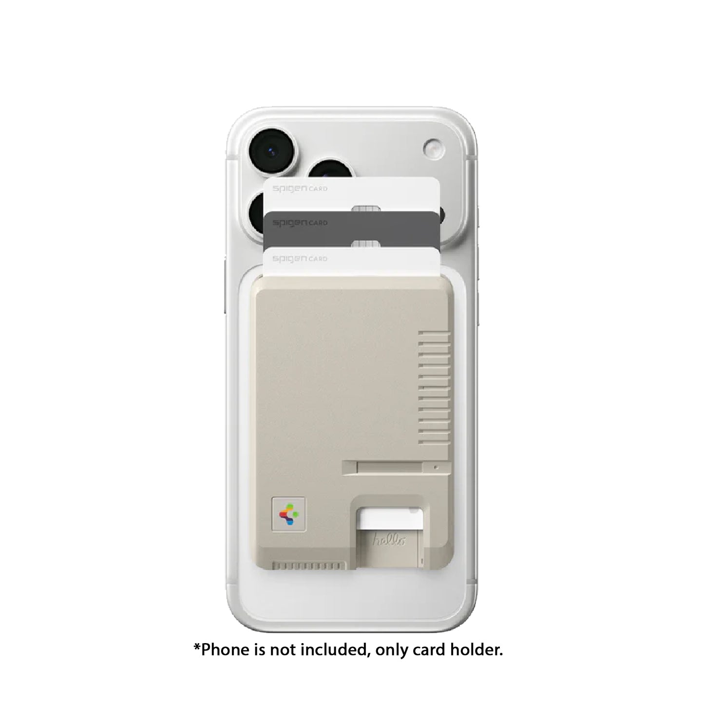 Spigen Classic LS Card Holder ( Mag Fit ) Holds Up To 3 Cards