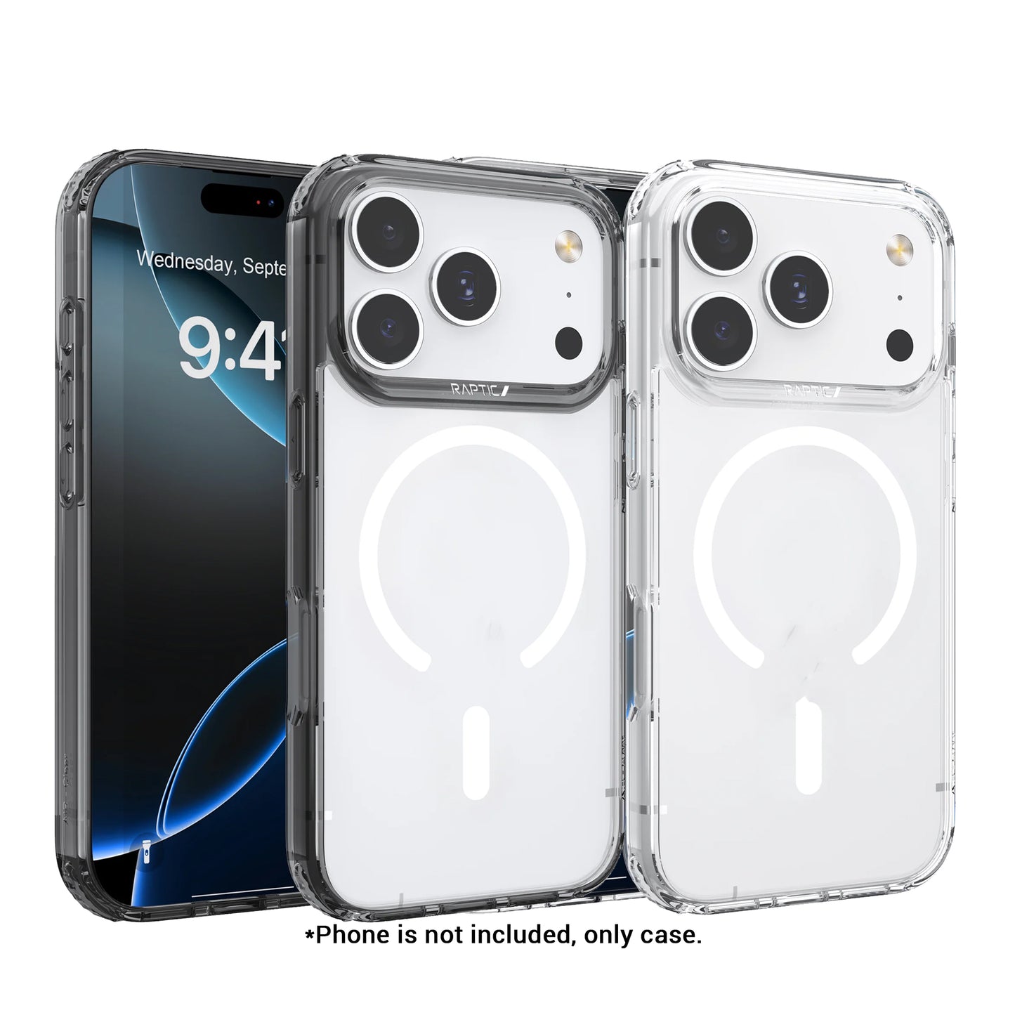 RAPTIC Air Clear Magsafe for iPhone 17 Series - Military Grade Drop Protection