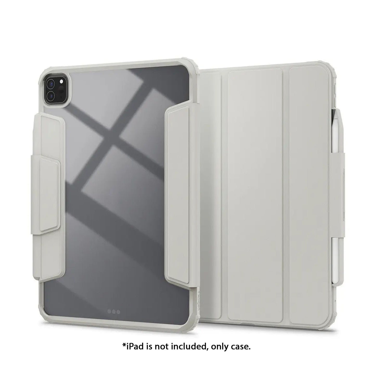 Spigen Airskin Pro Case for iPad Pro 13" / iPad Air 11'' ( 2024 ) M4 - Detachable Front Cover - Gray