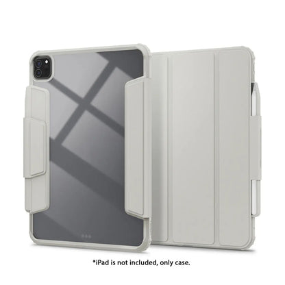 Spigen Airskin Pro Case for iPad Pro 13" / iPad Air 11'' ( 2024 ) M4 - Detachable Front Cover - Gray - Forexengineer -Malaysia- 8809896753388-8809896753487