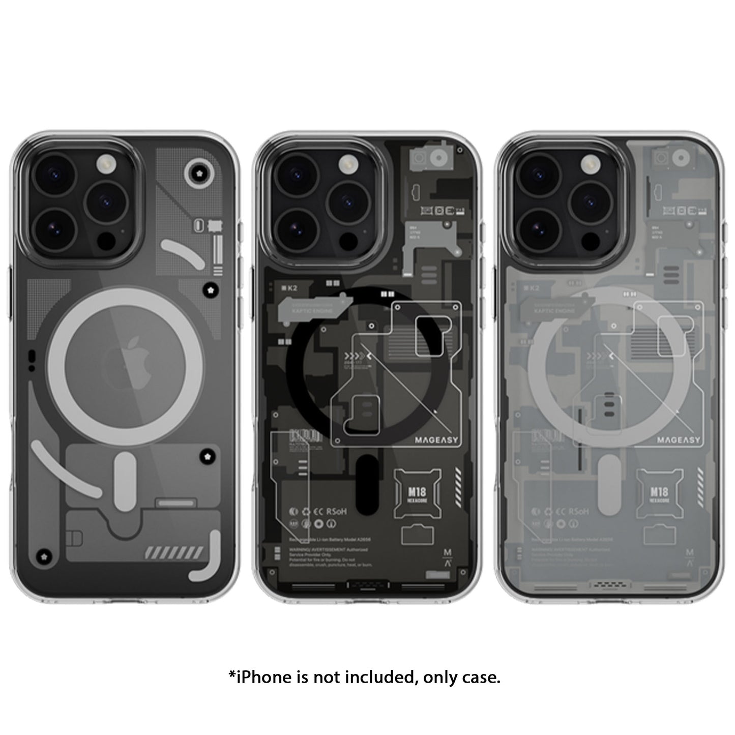 MAGEASY XRay M 3D Patterned for iPhone 16 Series