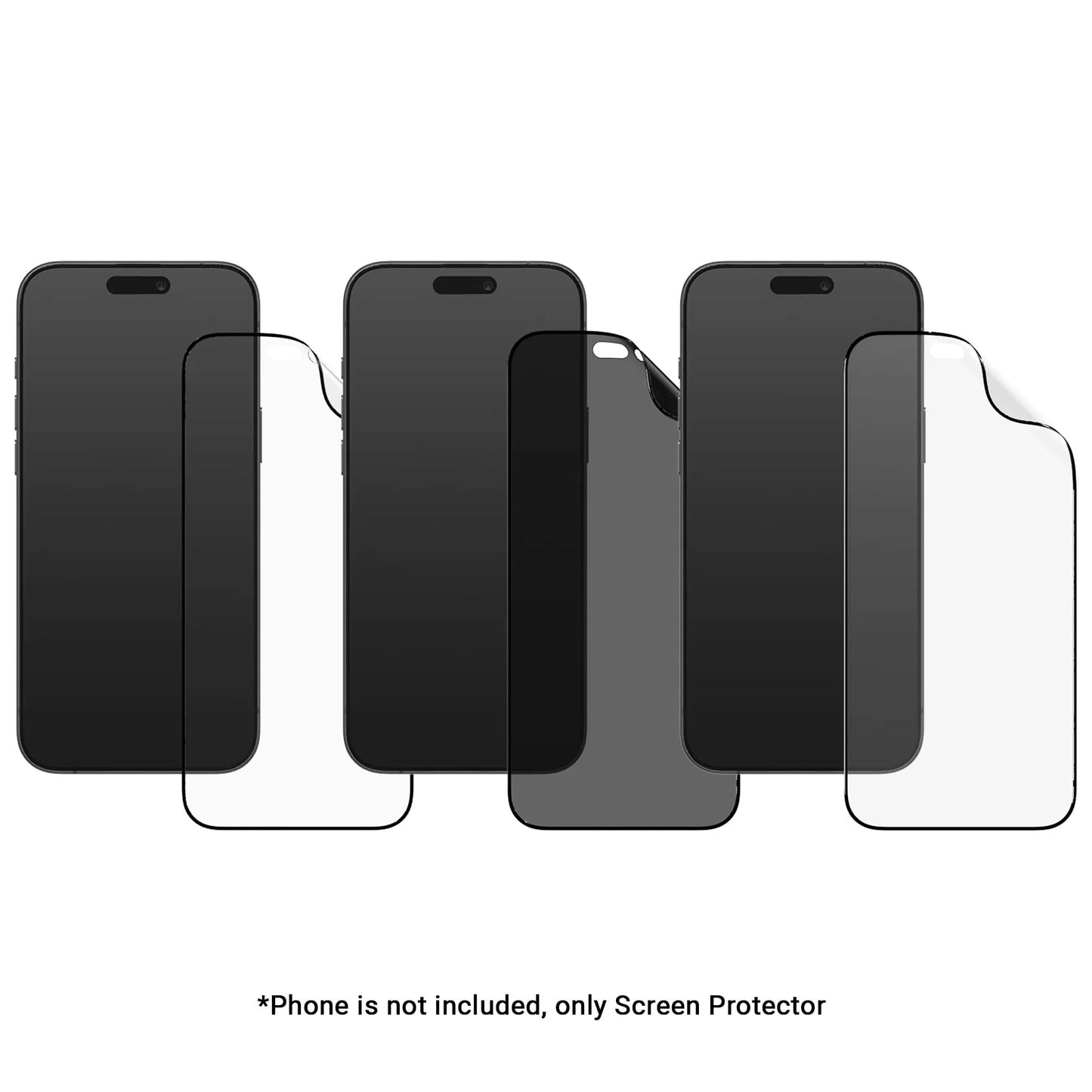 RHINOSHIELD 3D Impact Screen Protector PRO for iPhone 16 Series - Transparent / Privacy / Matte