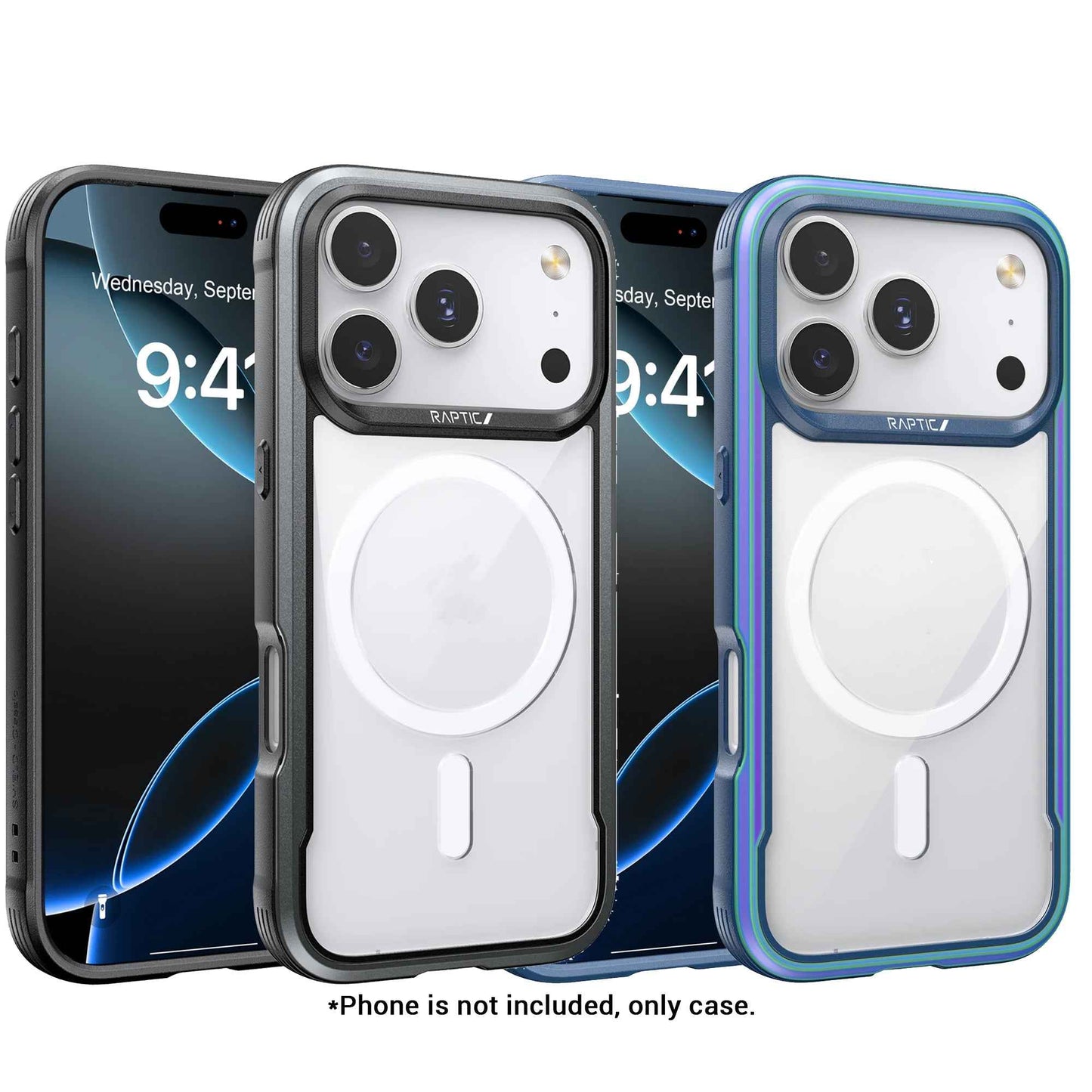RAPTIC Shield Classic Magsafe Case for iPhone 17 Pro Max / 17 Pro - 13ft Military Grade Drop Protection