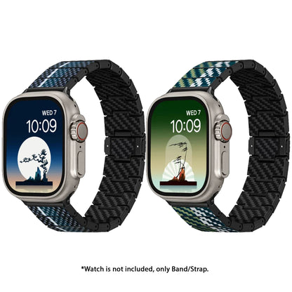 PITAKA Poetry of Things ChromaCarbon Band for Apple Watch All Models - Forexengineer -Malaysia- 7493554148022-7493554147964