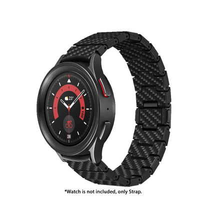 PITAKA Carbon Fiber Watch Band Modern Series for Samsung Galaxy Watch4, Watch4 Classic, Watch5, and Watch5 Pro all size - Forexengineer -Malaysia- 7493554139112