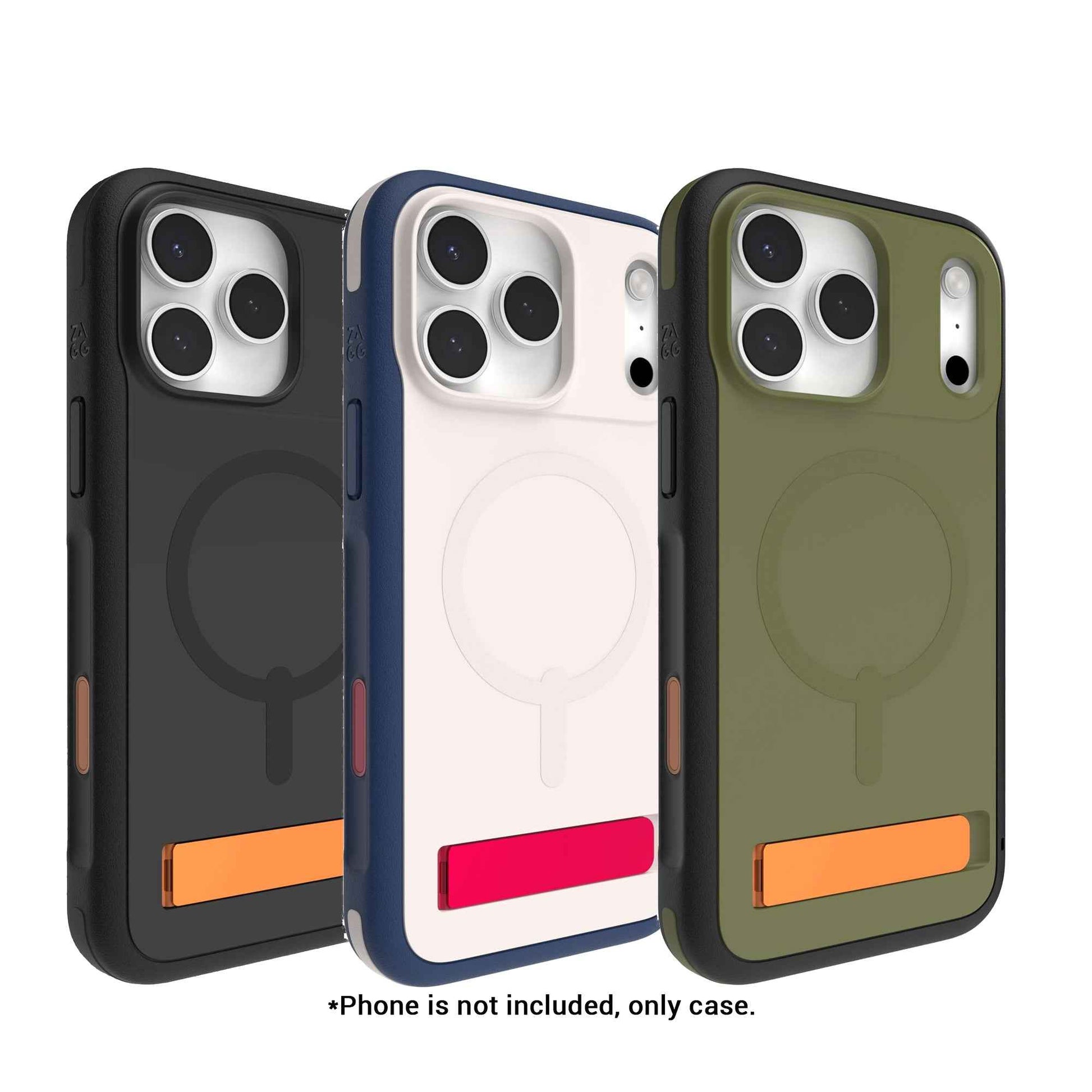 ZAGG Sedona Snap Kickstand with Camera Control Button for iPhone 17 Pro Max - Magsafe Compatible Case