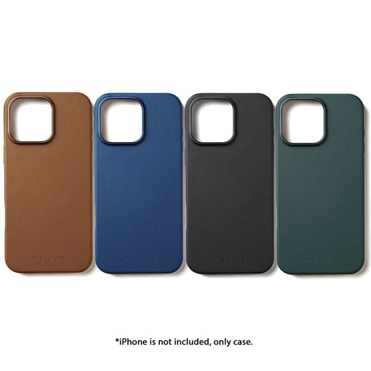 MUJJO Full Leather Case for iPhone 16 Series - Magsafe Compatible