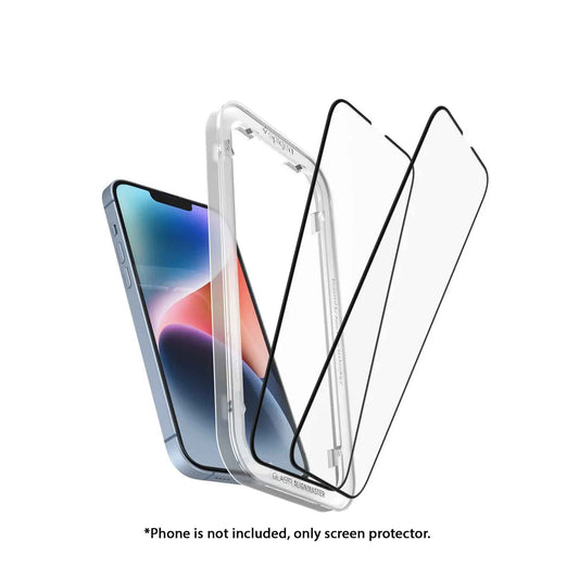 [2 PACK] Spigen Screen Protector AlignMaster for iPhone 13 Pro Max / iPhone 14 Plus - Clear