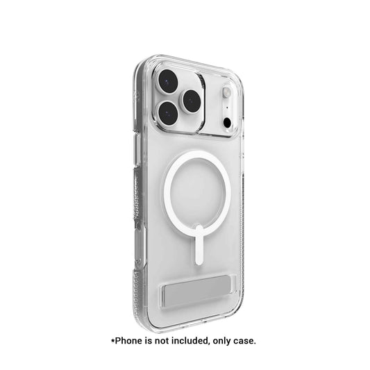 ZAGG Crystal Palace Snap Case with Kickstand and Camera Button for iPhone 17 Pro Max / 17 Pro - Magnetic Case