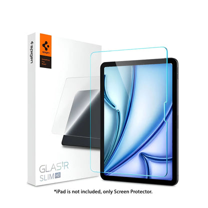 Spigen Screen Protector Glas tR Slim HD for iPad Air 13" / iPad Air 11'' ( 2024 ) M2 - 1 Pack Tempered Glass - Clear - Forexengineer -Malaysia- 8809971227421-8809971227377
