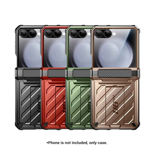 SUPCASE UB Pro for Samsung Galaxy Z Flip 7 with Build-in Screen Protector Hinge Kickstand and Clip Holster Included