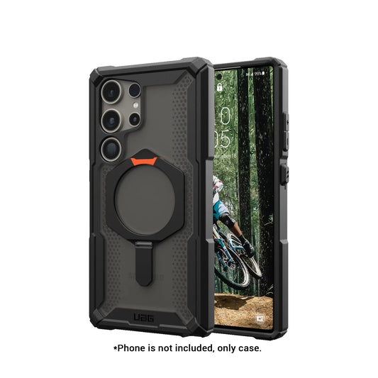 UAG Plasma XTE PRO for Samsung Galaxy S24 Ultra - Integrated Kickstand and Built-in Magnetic Module - Black/Orange