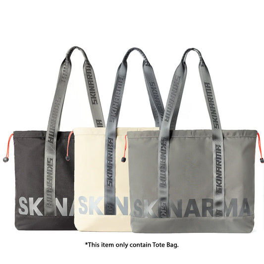 SKINARMA FARDEL Utility Tote Bag - 2D Printing with Water-resistant Zip and Fabric