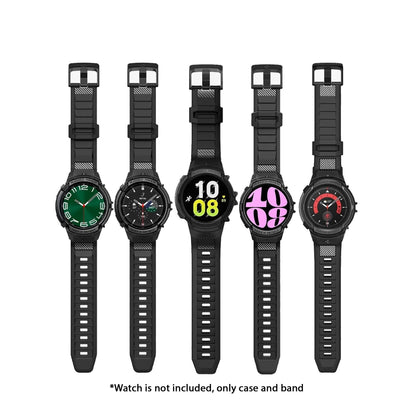 [ Case and Band ] Spigen Rugged Armor Pro for Samsung Watch - Black - Forexengineer -Malaysia- 8809896748018-8809896748049-8809896748117-8809811867268-8809811868197-8809811868241-8809896748070