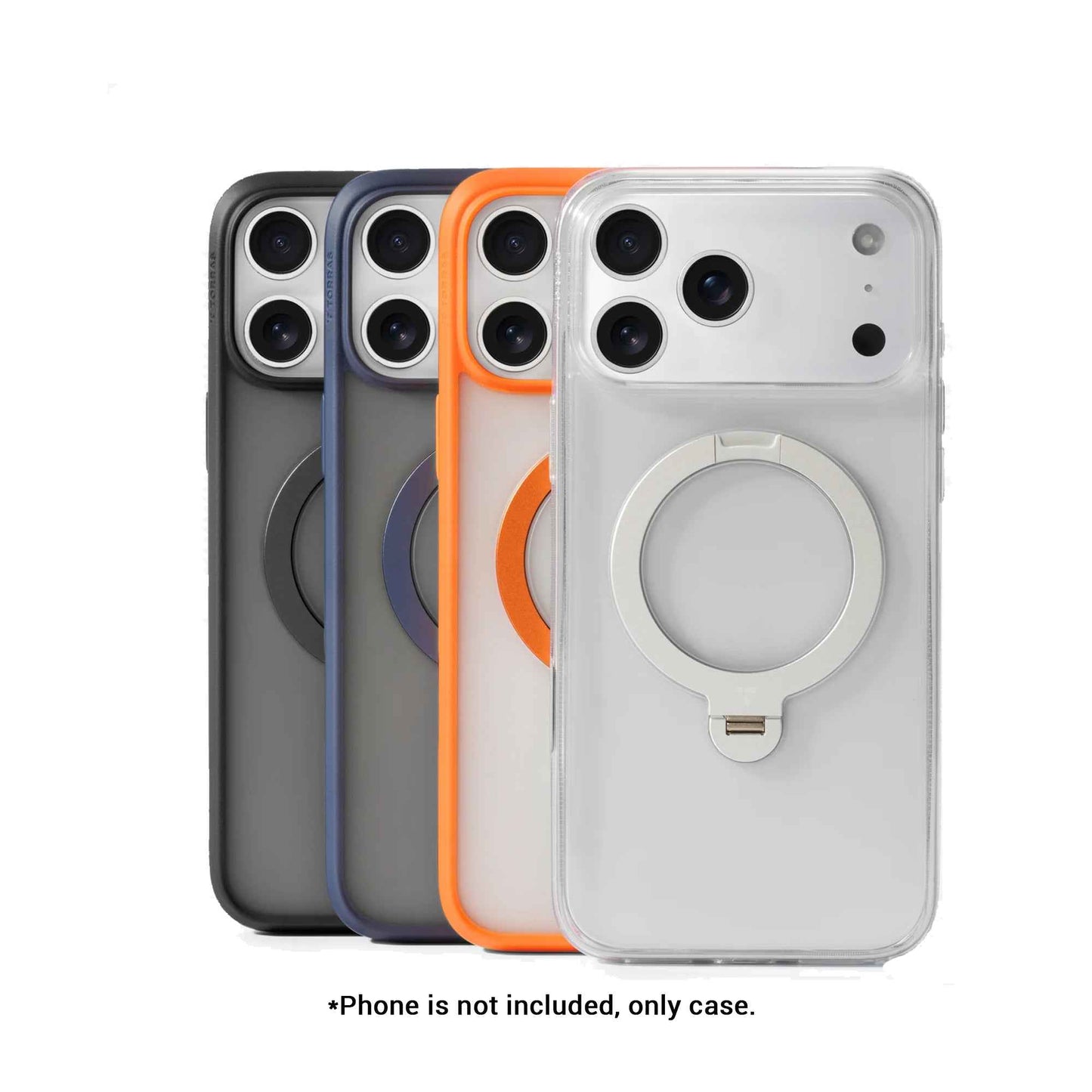 TORRAS Ostand Q3 Spin Series Case for iPhone 17 Series - Magnetic Case with Foldable Stand