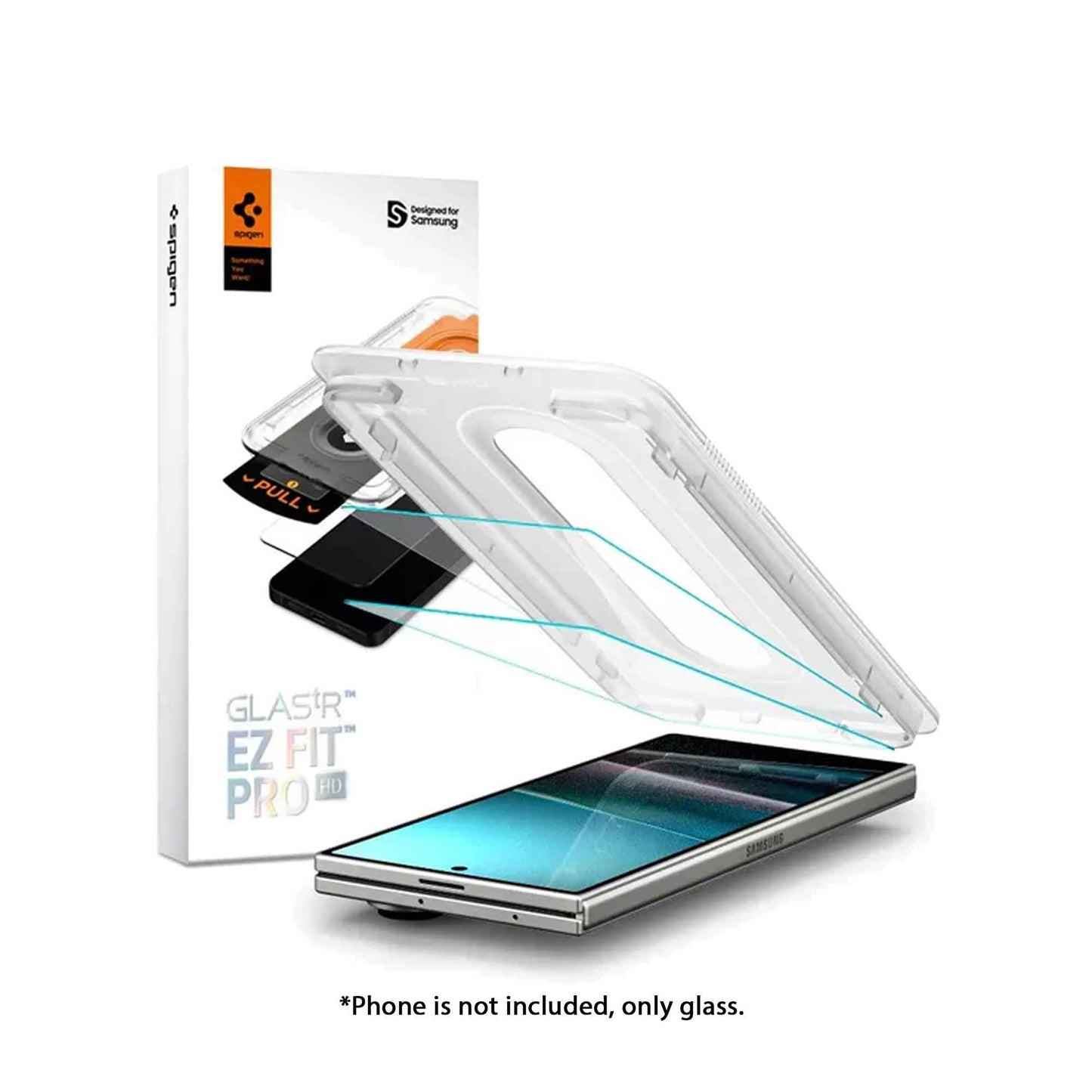 [2 Pack] Spigen Tempered Glass Glas.tR EZ Fit Pro HD for Samsung Galaxy Z Fold 7