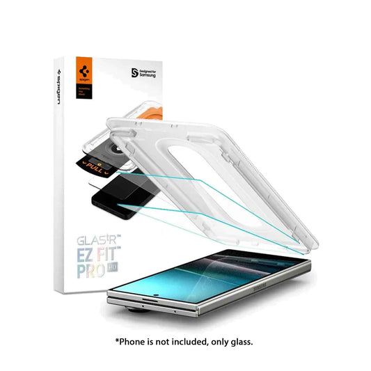 [2 Pack] Spigen Tempered Glass Glas.tR EZ Fit Pro HD for Samsung Galaxy Z Fold 7