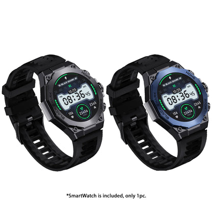Black Shark S1 Pro Smartwatch 15 Days Battery Life , Build in AI Chatbot , Heatlh Monitoring & Bluetooth Call - Forexengineer -Malaysia- 6974521492191-6974521492207