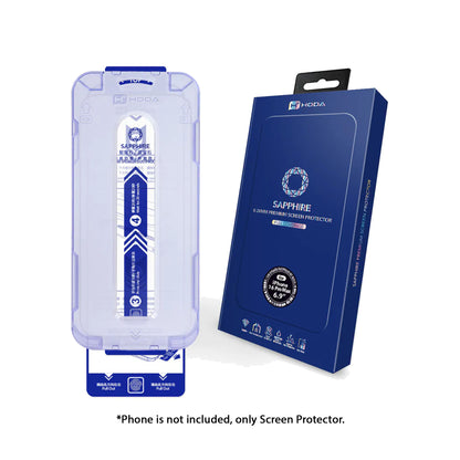 Hoda Sapphire Screen Protector for iPhone 16 Series - Dust Free Helper Lite Included - Forexengineer -Malaysia