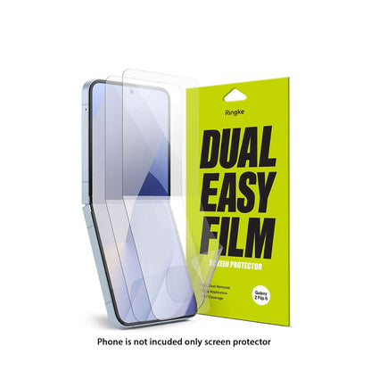 [2 PACK] Ringke Dual Easy Screen Protector for Samsung Galaxy Z Flip 6 - Clear - Forexengineer -Malaysia- 8809961787041