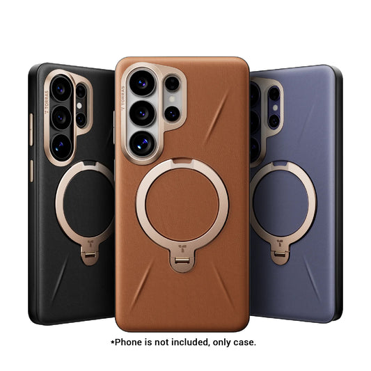 TORRAS Ostand Q3 VegSkin Magnetic Case for Samsung Galaxy S26 Ultra with 360° Pivot Stand