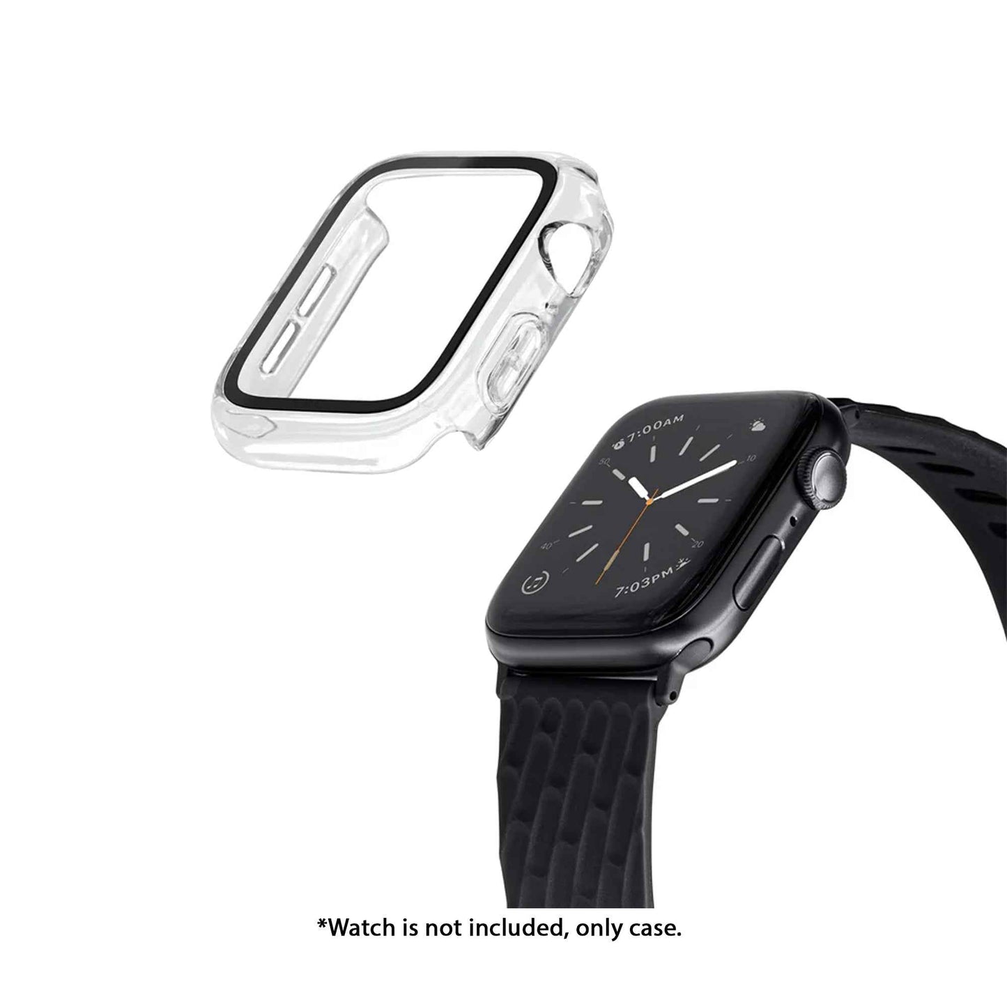 Laut Shield Case for Apple Watch Ultra 2/ Ultra 1 / Series 9 / 8 / 7 ( 49mm / 45mm / 41mm ) - Clear