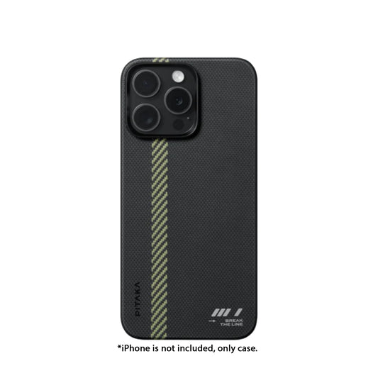 PITAKA MagEZ Case 5 Break the Line for iPhone 15 Series - Made with MagSafe SlimBoard™ Module 2.0