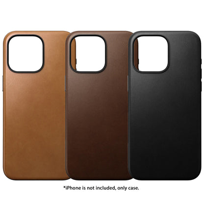 Nomad Modern Leather Case (Not Horween) for iPhone 15 Series - Magsafe Compatible - Forexengineer -Malaysia- 856500016207-856500016153-856500016115-856500016061-856500016191-856500016146-856500016108-856500016054-856500016184-856500016139