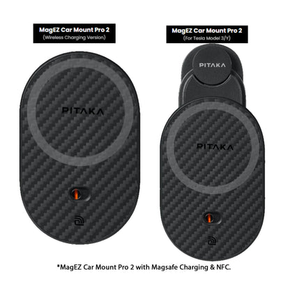 PITAKA MagEZ Car Mount Pro 2 - with Magsafe Charging & NFC - Forexengineer -Malaysia- 749355415274-7493554150148