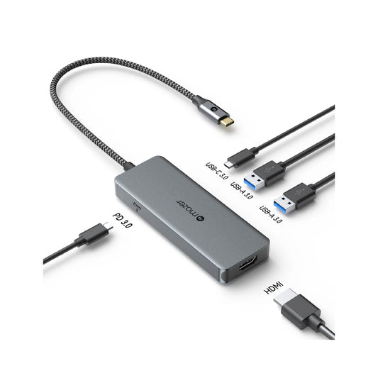 MAZER Infinite Link Pro Hub60 5-in-1 USB C Multimedia Hub (up to 100W PD) HDMI 4K/60Hz