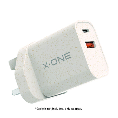 X.One Eco Charger 30W PD 3.0 & QC 4+ Dual Port Fast Charger Adapter Wall Charger - Forexengineer -Malaysia- 6487922958987