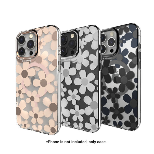 SwitchEasy Fleur M 3D Patterned for iPhone 16 Series - MagSafe Compatible