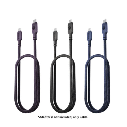 Caudabe ChargeFlex Cable PD 100W for USB-C to USB-C / USB-C to Lightning - 2 Meters - Forexengineer -Malaysia- 602573784709-672975694609-658580974992-658580975005