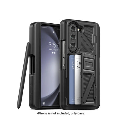 [ONLINE EXCLUSIVE] VRS Design Terra Guard Ultimate Go Series for Samsung Galaxy Z Fold 5 - Matte Black - Forexengineer -Malaysia- 8809919628938