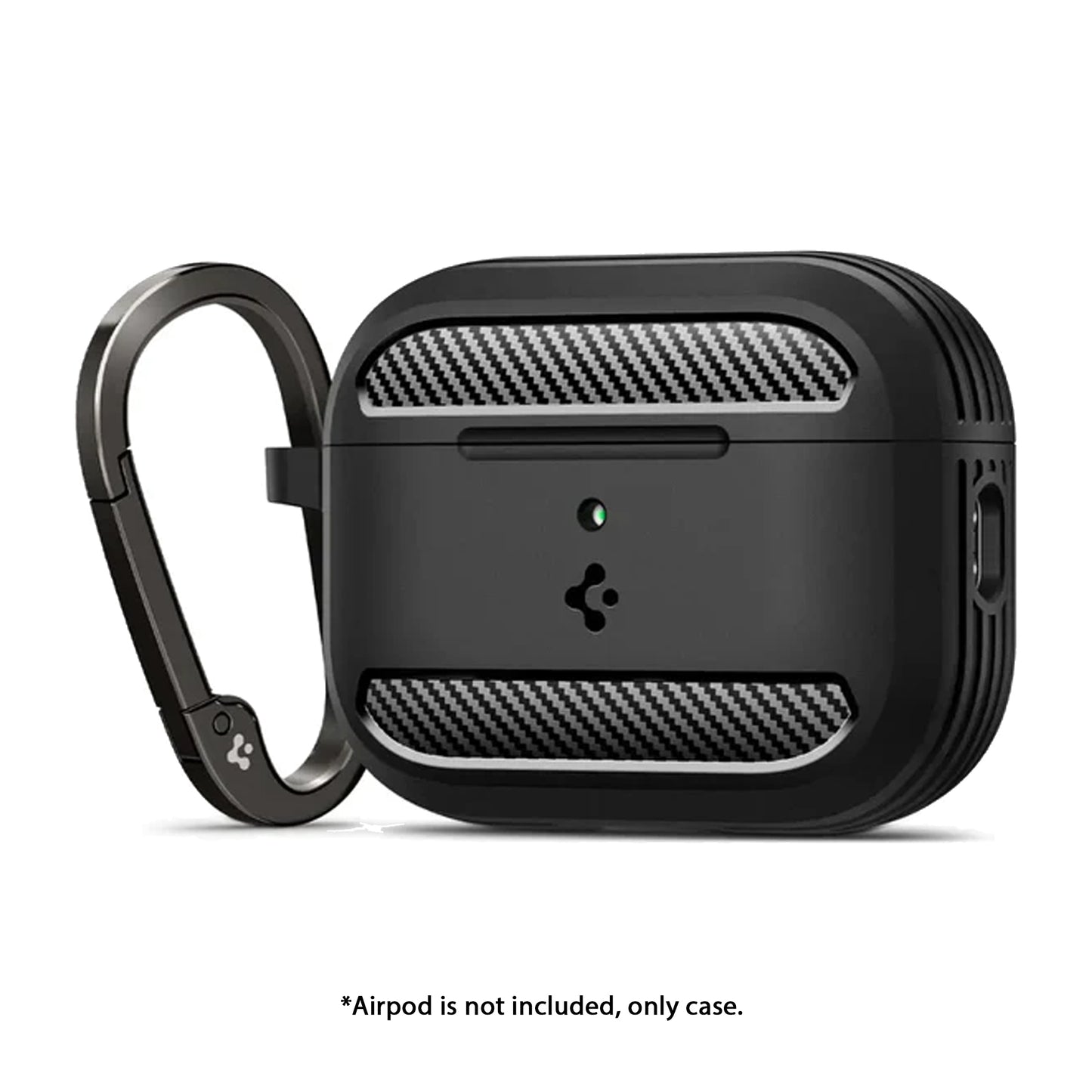 Spigen Rugged Armor for AirPods Pro 3 - Metal Carabiner Included