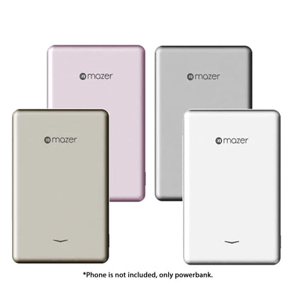 Mazer MagAir 19 5000mAh Ultra Slim Magnetic 15W Power Bank PD20W - MagSafe Compatible - Forexengineer -Malaysia