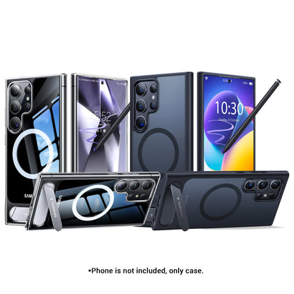 TORRAS UPRO Pstand Magsafe Case for Samsung Galaxy S24 Ultra - Build-in Stand - Forexengineer -Malaysia- 6938075664473-6938075664480