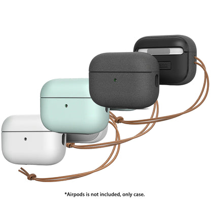 VRS Design Modern Case for AirPods Pro 2  / AirPods Pro - Genuine Leather Strap Included - Forexengineer -Malaysia- 8809872462778-8809872462754-8809872462761